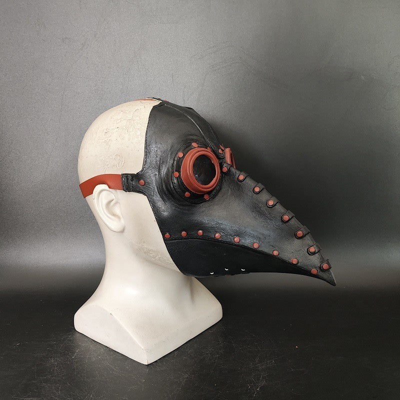 Halloween Party Horror Mask Punk Steam Plague Bird Beak Mask Crow Beak Mask Holiday Performance Props