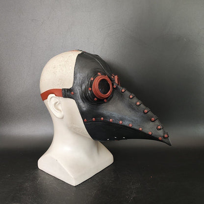 Halloween Party Horror Mask Punk Steam Plague Bird Beak Mask Crow Beak Mask Holiday Performance Props