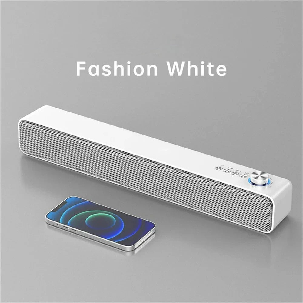 Original Bluetooth Subwoofer Soundbar TV Áudio Echo Wall Computador Alto-falante Home Theater Música Wireless Bluetooth Speaker Presente