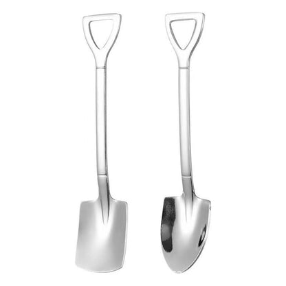1PC Coffee Spoon Shovel Spoons Tea Spoons Creative Spoon For Ice Cream Stainless Steel Watermelon Scoop Tableware Cutlery Set