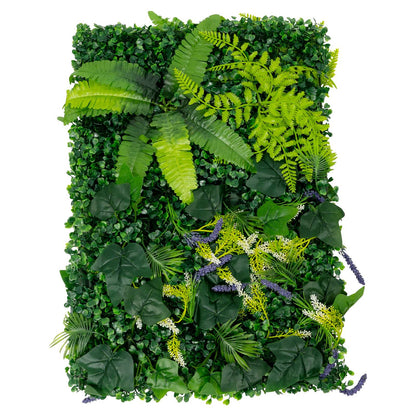 6 Pack Artificial Greenery Wall 60x40cm Faux Plant Panel for Garden Balcony Porch Wedding Party Indoor Outdoor Decoration