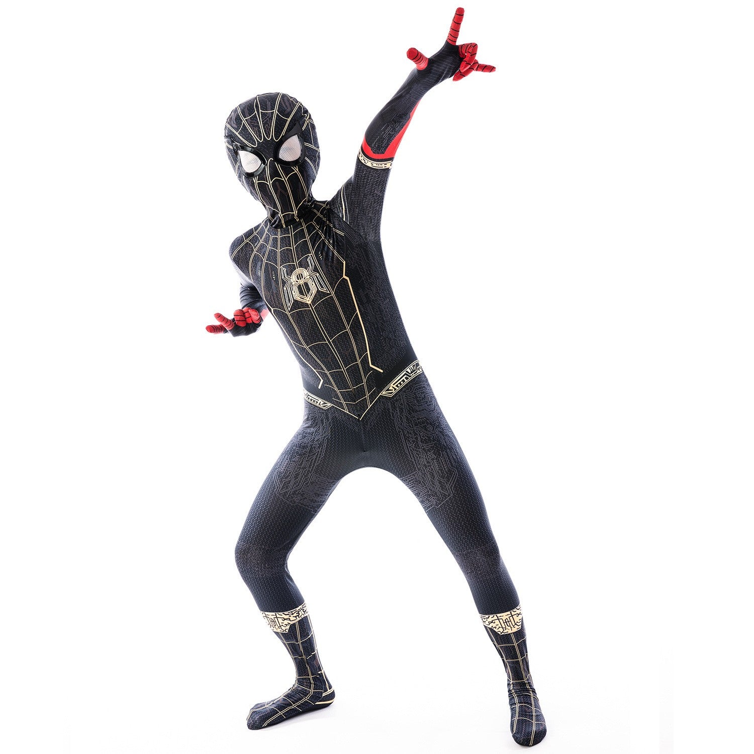 Anime Superhero Costume Miles Morales Cosplay Zentai Bodysuit Halloween Costumes Kids Superhero Costumes Movie Characters