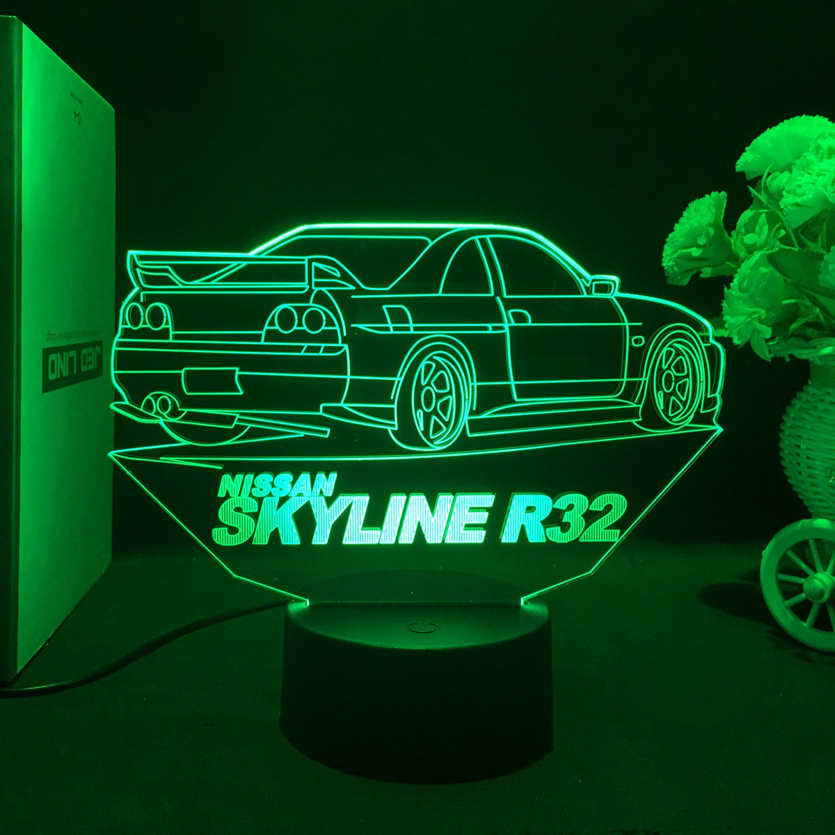 Sports Car 3d Illusion Lamp for Kids Bedroom Decor Nightlight Touch Sensor Atmosphere Birthday Gift Supercar Led Night Light