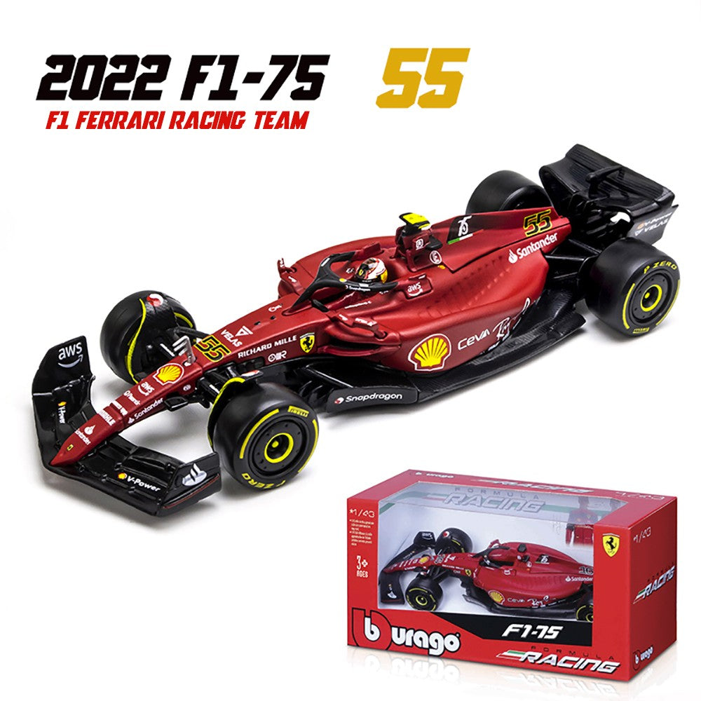Bburago 1:43 F1 Aston Martin Aramco F1 Team AMR23 2023 #14 Alonso #18 Stroll Carro de Liga Metálica Modelo Fundido Colecionável