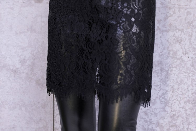 Miniskirt Sexy Transparent Lace Mesh Skirt Shirt Extender Women Summer Mini Black White Short Micro Skirt Ladies Underskirt