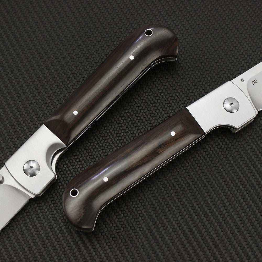 Russian Pchak Folding knife D2 Blade Wood Handle Kitchen Tool Portable Outdoor Tactical Survival Camping Hunting Utility Knives