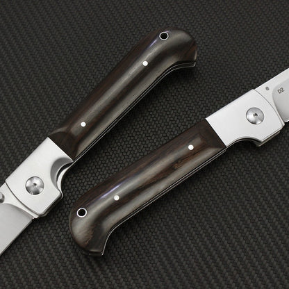 Russian Pchak Folding knife D2 Blade Wood Handle Kitchen Tool Portable Outdoor Tactical Survival Camping Hunting Utility Knives