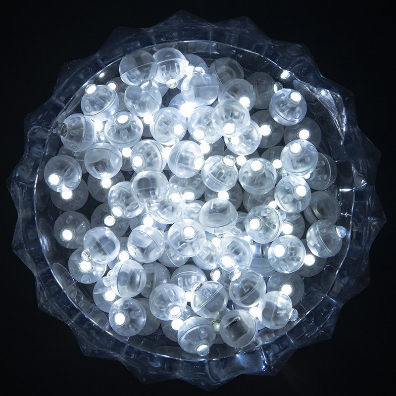 50/100/150/200/300pcs Tumbler Round Ball Light Balloon LED Flash Luminous Lamps Lantern Light for Wedding Party Birthday Decor