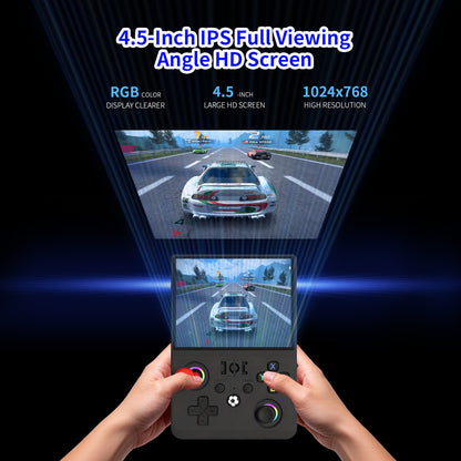 MAX? 2026 Newest  4.5 Inch Retro Handheld Game Console 1024x768 IPS HD Screen Portable Open Source Linux System with 2*Joys