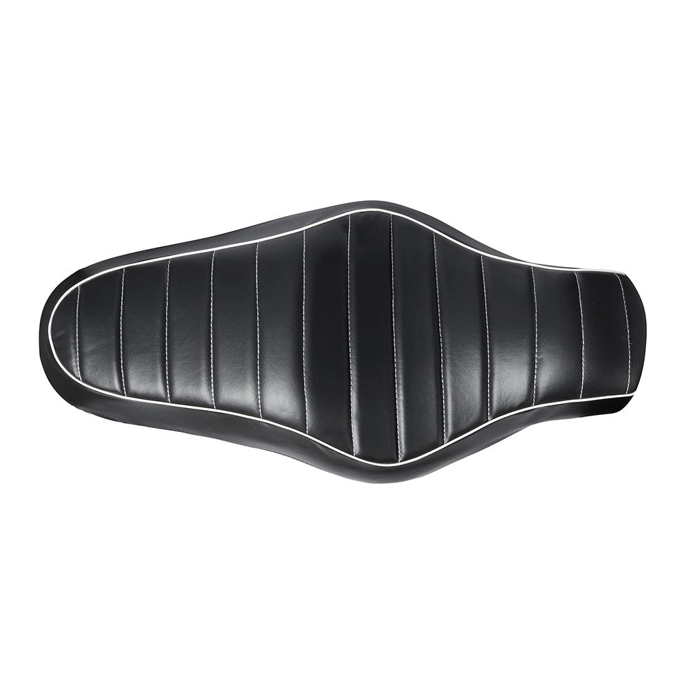 Assento Duplo de Couro PU Preto para Piloto e Passageiro Traseiro de Motocicleta para Harley Sportster XL 883 1200 48 2010-2016