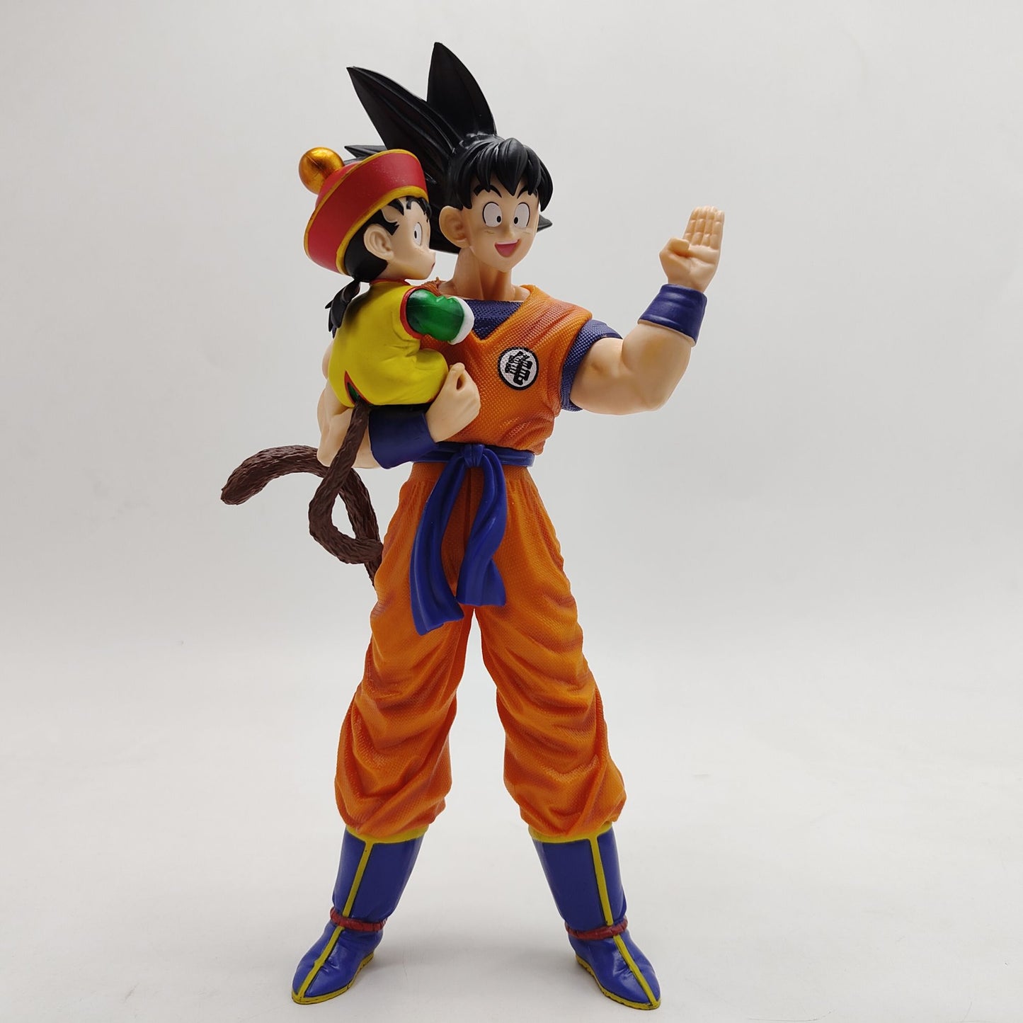 Boneco de ação de 30 cm de Songoku e Songohan (Pai e Filho) da Coleção Toys - Modelo de Boneco de Vinil para Presente e Decoração