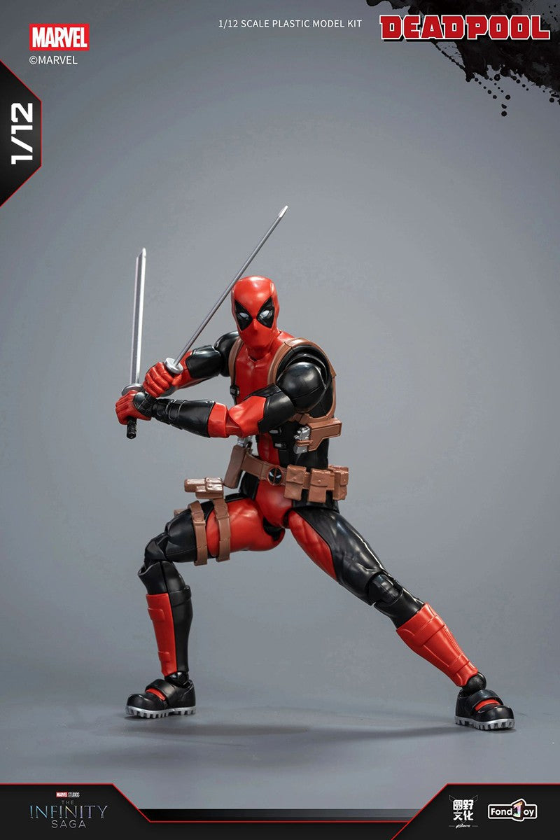 Fondjoy 15cm Deadpool Articulações Móveis 1/12 Modelo de Brinquedo Montado Marvel Anti-Heróis Figura de Anime Presente Brinquedo Infantil Enfeite de Mesa