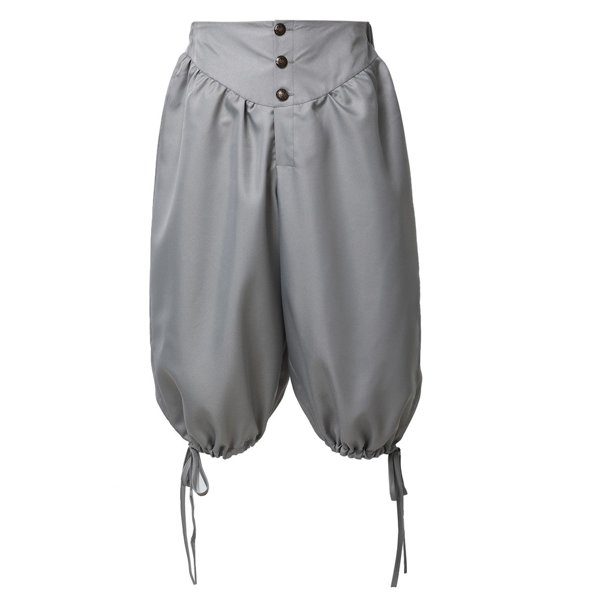 Calções de Fantasia de Pirata Calças de Pirata Calças Medievais Renascentistas Viking Cosplay com Amarração nas Costas