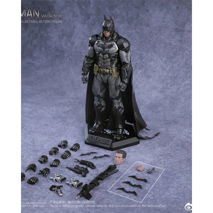 100%Original LPZZ Studio 1/12 Deathstroke Batman Arkham Knight Batsuit V8 04 Bonecos de Ação Modelo do Filme do Batman