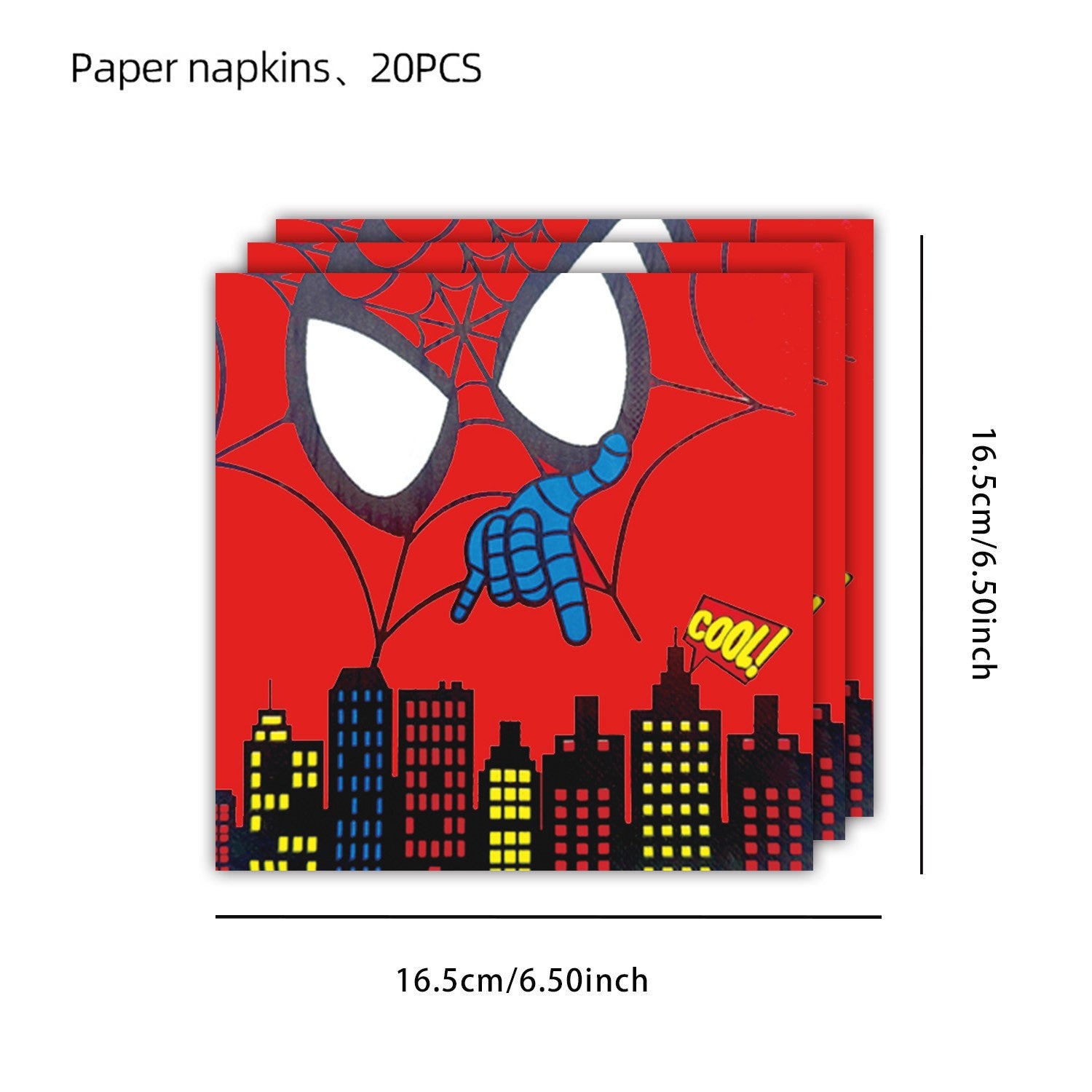 Mask Spider Hero Birthday Party Supplies Tableware Kit Plates Cups Tablecloth Backdrop Balloons Kids Party Decorations Favors