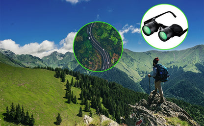 Fishing Binoculars for outdoor bird watching, fishing, sports, theater professional hands-free glasses HD portable telescope