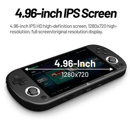 TRIMUI SMART PRO Handheld Game Console 4.96'' IPS Screen Linux System Joystick RGB Lighting Portable Retro Video Game 64G Player Gift 5000 mAh