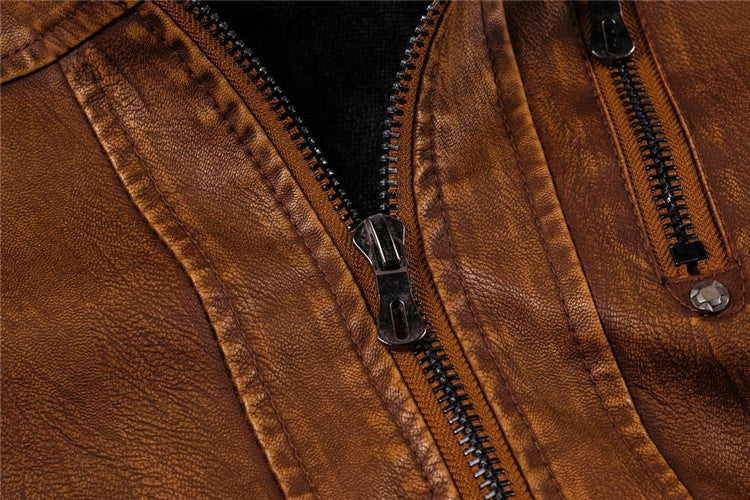 Mens Leather Jackets High Quality Classic Motorcycle Jacket Male Plus faux leather jacket men spring Drop shipping