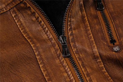 Mens Leather Jackets High Quality Classic Motorcycle Jacket Male Plus faux leather jacket men spring Drop shipping