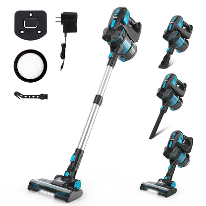 Aspirador de Pó Sem Fio INSE, Aspirador Vertical 20KPa com até 40min de Autonomia, Aspirador Vertical Sem Fio 6 em 1 para Limpeza Doméstica