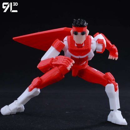 Boneco de Ação Multiarticulado 3D Impresso Dummy13 Homem-Aranha 9L3D Colecionável Marvel com Braços Articulados Boneco para Animação Stop Motion