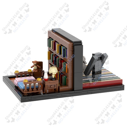 MOOXI Interstellar Scenes Black Hole Space Building Blocks Set Ranger Spacecraft DIY Bricks Adult Model Kids Toys Birthday Gifts