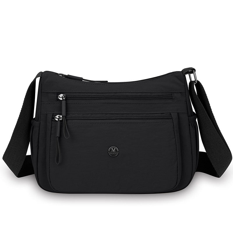 2025 Women's Crossbody Bag Lightweight Waterproof Nylon Shoulder Bag Multi-pocket Fashion Handbag for Women Casual Purse
