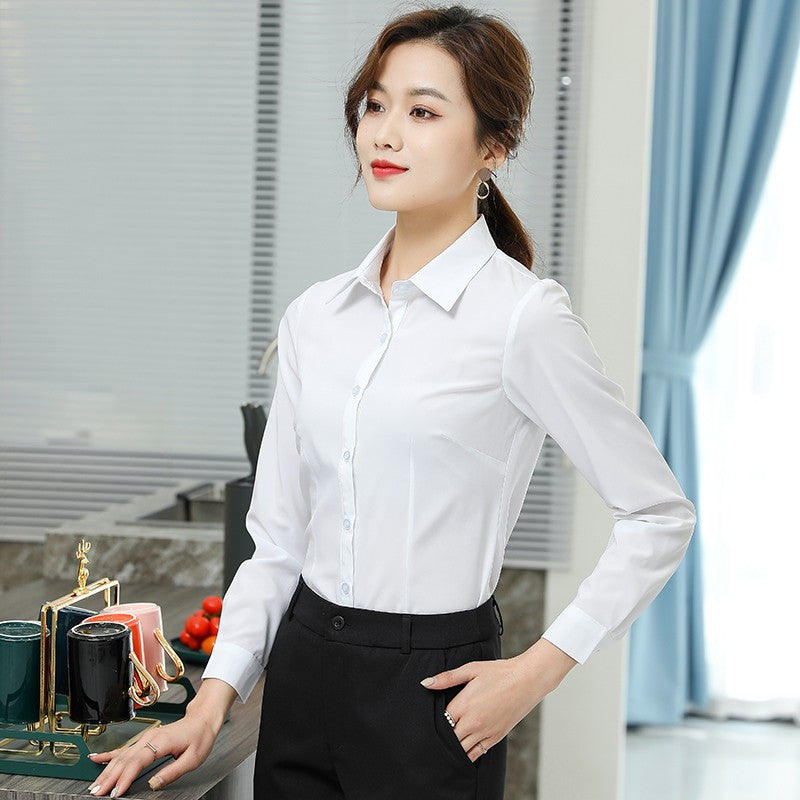 Formal Dress Women Shirt Long Sleeve Blouse New Black Shirt Women Tops 2024 Fashion Women Clothing Basic White Shirts OL Blouses
