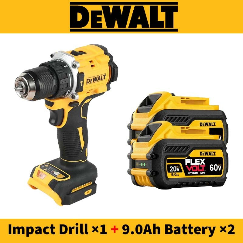 Furadeira de Impacto DeWalt 20V Original DCD805 Brushless Hummer Furadeira Elétrica Compacta Parafusadeira Ferramenta Elétrica Combo com Bateria