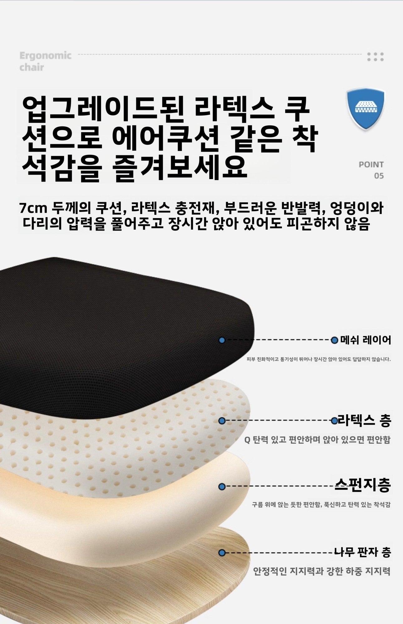 Ergonomic Office Chair Mesh Back Lumbar Support Adjustable Height Reclining Swivel Rolling Caster Home Office Study Meeting Room