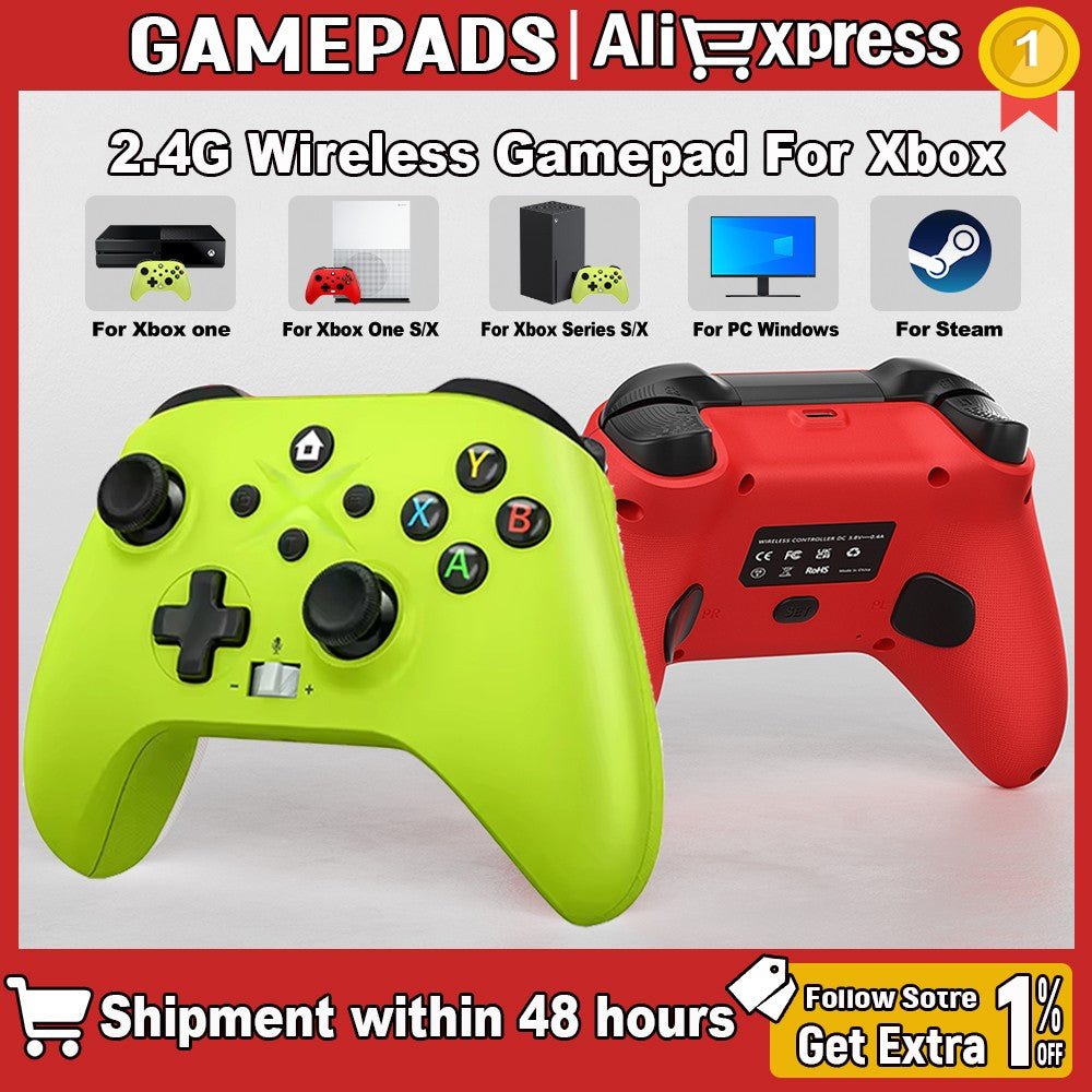 Wireless Gamepad For Xbox One/Xbox Series X/S/ Xbox Controller With Six-Axis Gyro Turbo Function Game Consoles Joystick