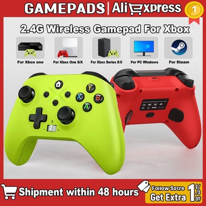 Wireless Gamepad For Xbox One/Xbox Series X/S/ Xbox Controller With Six-Axis Gyro Turbo Function Game Consoles Joystick