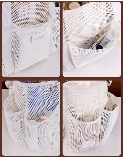 Beach Swimming Bag Fashion Portable Sports Bag Mesh Hollow Travelbag Large Capacity Gym Bag Multi-function Pocket Clutch Bag