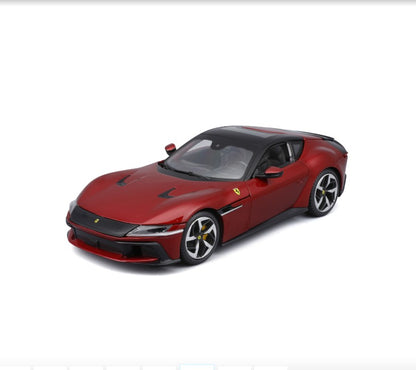 Burago 1:24 499p 83 Ferrari 12cilindri Liga de Metal Modelo de Carro em Miniatura por Fundição Coleção Simulação Ornamento Brinquedos Personalizados Presente