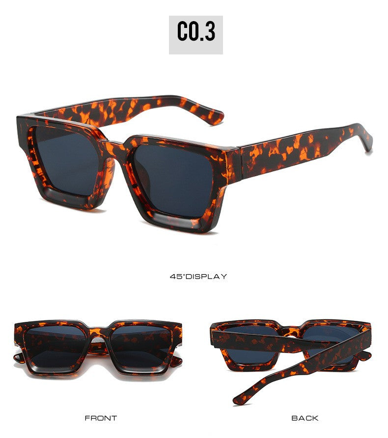 Fahion Vintage Small Square Sunglasses Men Women Retro Brand Designer Green Sun Glasses Unisex Ins Popular Shades Eyewear UV400