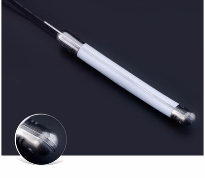 Conjunto de Facas de Churrasco Laguiole em Aço Inoxidável 6/7 Peças, Facas de Churrasco com Suporte de Madeira, Faca de Jantar de Aço, Conjunto de Talheres Coloridos de Natal