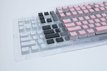 Keycaps PBT Pudding 129 teclas Keycap Perfil OEM Tampa de teclado Para teclado mecânico Kit Mx Switch Retroiluminação RGB 87 104 Teclados Gamer