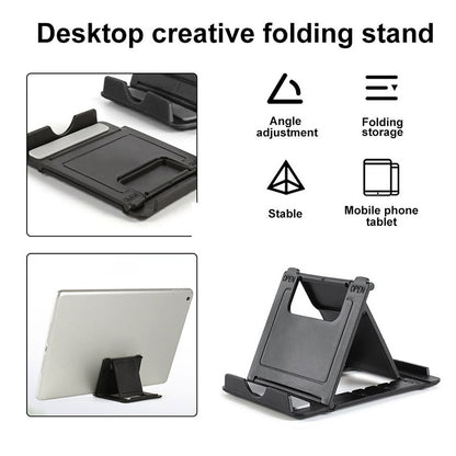 Mini Suporte Dobrável Portátil Universal Ajustável Criativo Para Tablet e Celular ipad iPhone Samsung Xiaomi