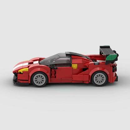 MOC Carro Esportivo de Corrida Veículo Cidade Speed Racer Modelo Técnico Blocos de Construção Tijolos Supercarro F1 Brinquedos Infantis Presentes para Meninos NSX