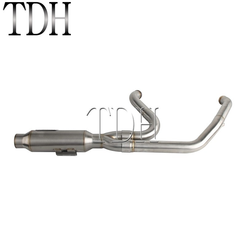 17-25 SC Project Exhaust System Kit Slip On Line 2-into-1 Full Complete Muffler For Harley Touring CVO Road Street Electra Glide