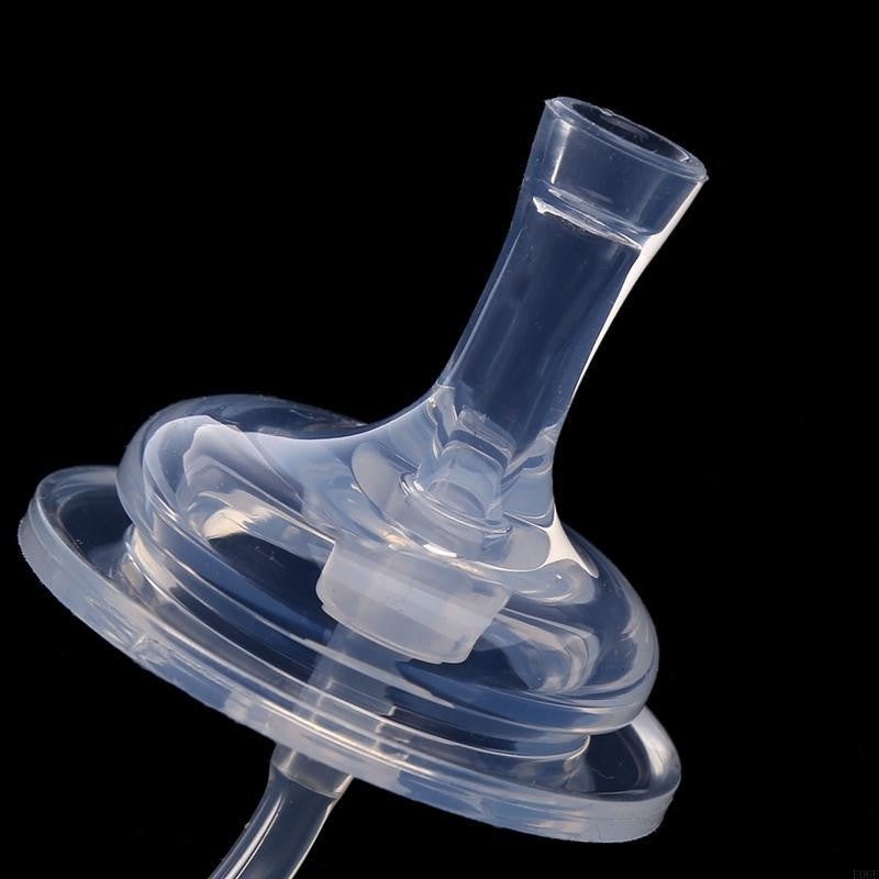 E06F Baby Bottle Straw Cup Straw Accessories Replacement Wide Mouth Silicone