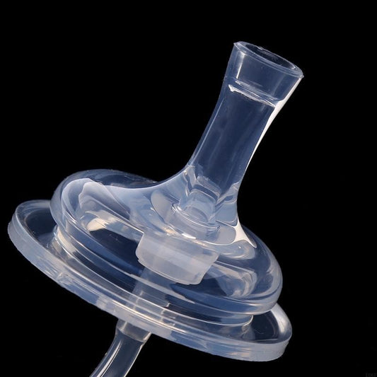 E06F Baby Bottle Straw Cup Straw Accessories Replacement Wide Mouth Silicone