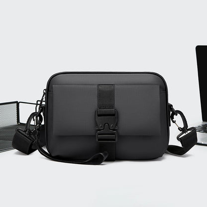 High Quality Soft PU Leather Men's Shoulder Bag Fashion Small Handbag Casual Male Day Clutch Bag