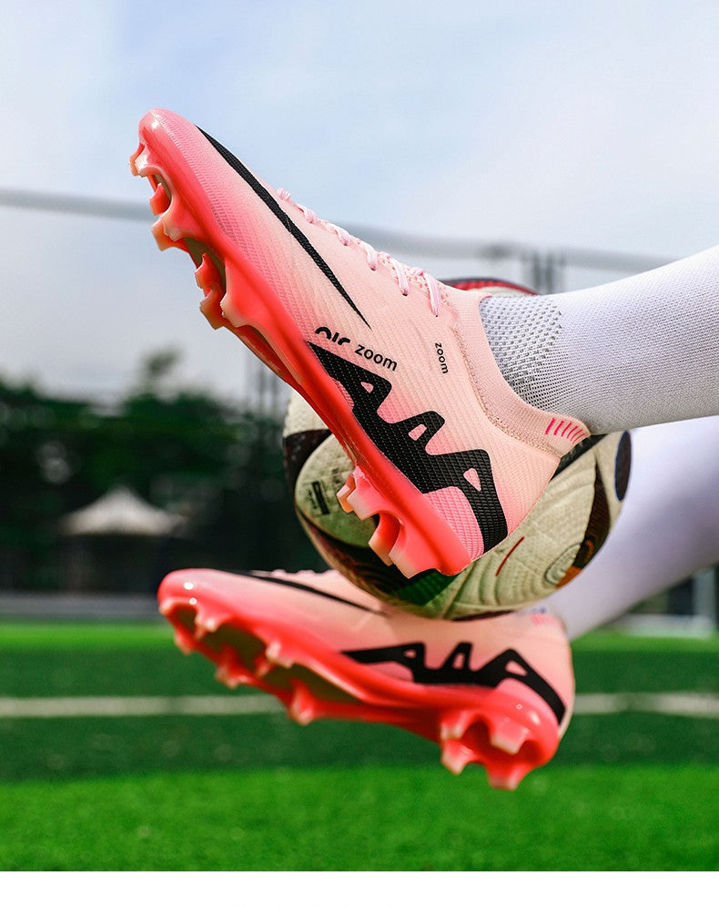 Men Football Shoes Cleats Outdoor Grass Society Training Match Football Field Boots Resistant Studded Soccer Shoes Sport Wear