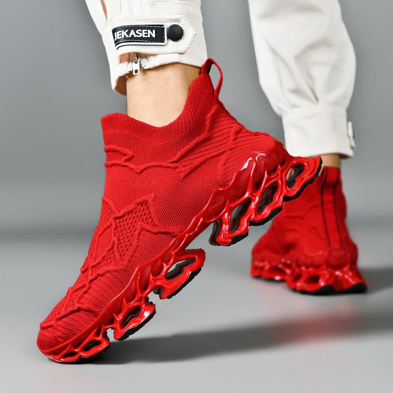 Tênis Masculino Casual Masculino Tênis Masculino de Luxo Tênis Masculino de Corrida Respirável Sapatos da moda Loafers Tênis de corrida para homens