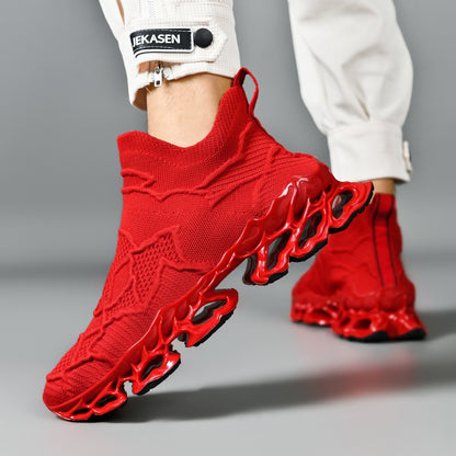 Tênis Masculino Casual Masculino Tênis Masculino de Luxo Tênis Masculino de Corrida Respirável Sapatos da moda Loafers Tênis de corrida para homens