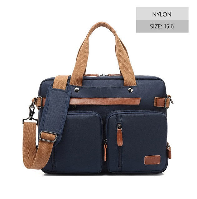 Nova Mochila Conversível Multifuncional 2025 Mochila para Notebook de 15,6/17,3 Polegadas Mochila de Viagem de Negócios Mochila Escolar de Nylon Impermeável