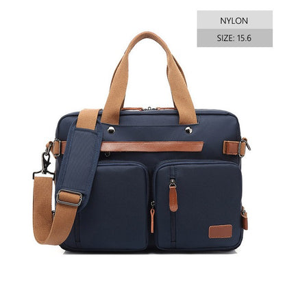 Nova Mochila Conversível Multifuncional 2025 Mochila para Notebook de 15,6/17,3 Polegadas Mochila de Viagem de Negócios Mochila Escolar de Nylon Impermeável