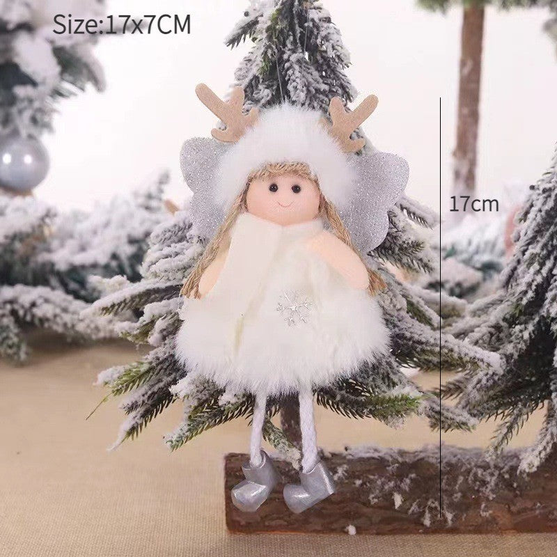 New Year 2024 Christmas Angel Dolls Xmas Tree Pendant Ornaments Navidad 2022 Christmas Decoration for Home Natal Gifts Noel Deco
