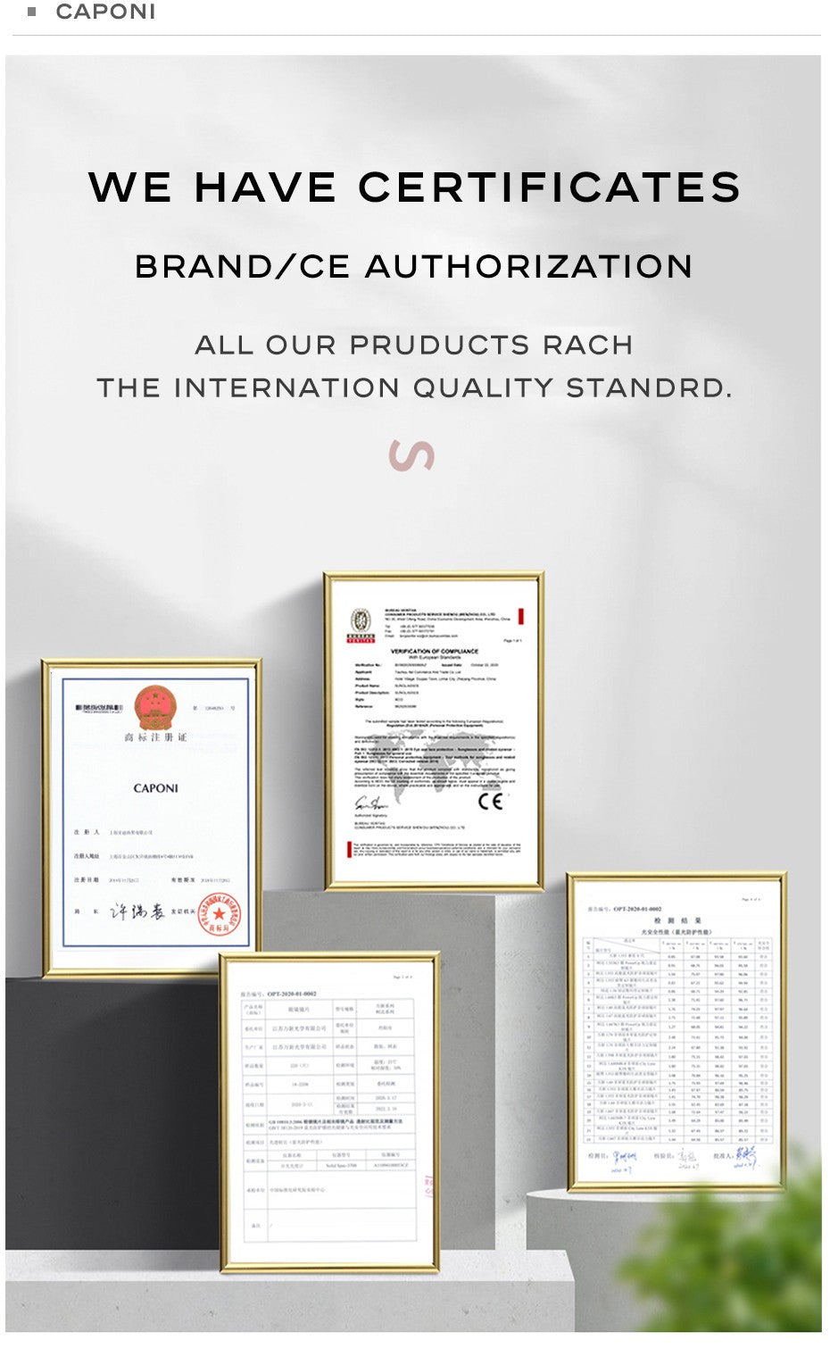 CAPONI Aviator Polarized Men Sunglasses Classic Double Bridge Designer Outdoor Sun Glasses Anti Glare UV400 Silver Shade CP35707